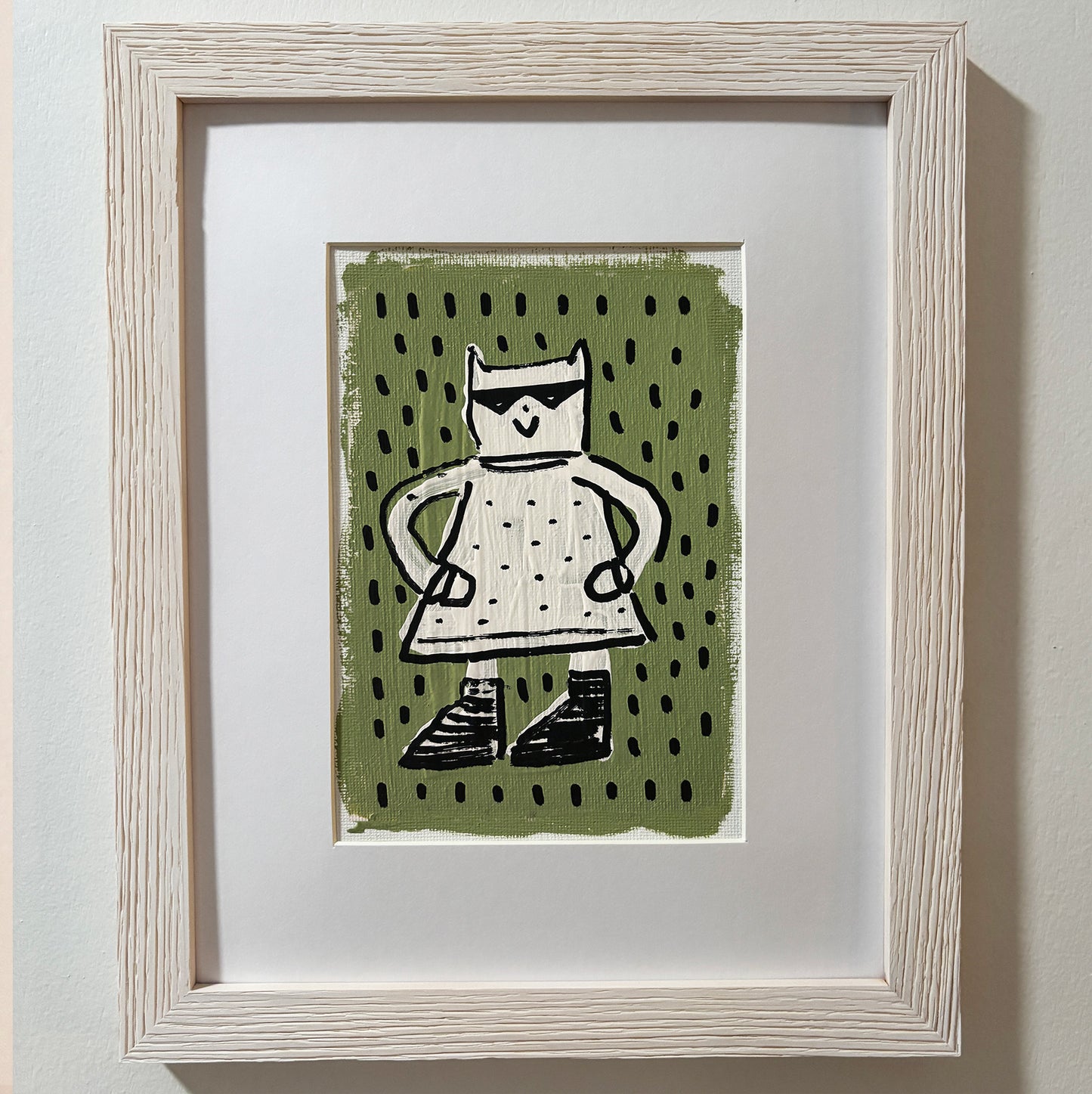 The Most Stylish Cat in Town (5"x7")