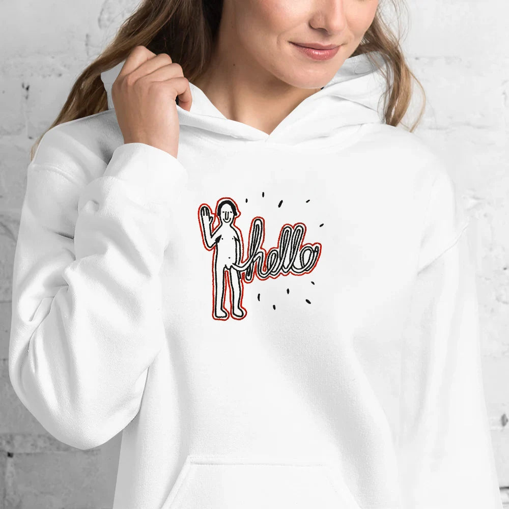 Hello (Embroidered)