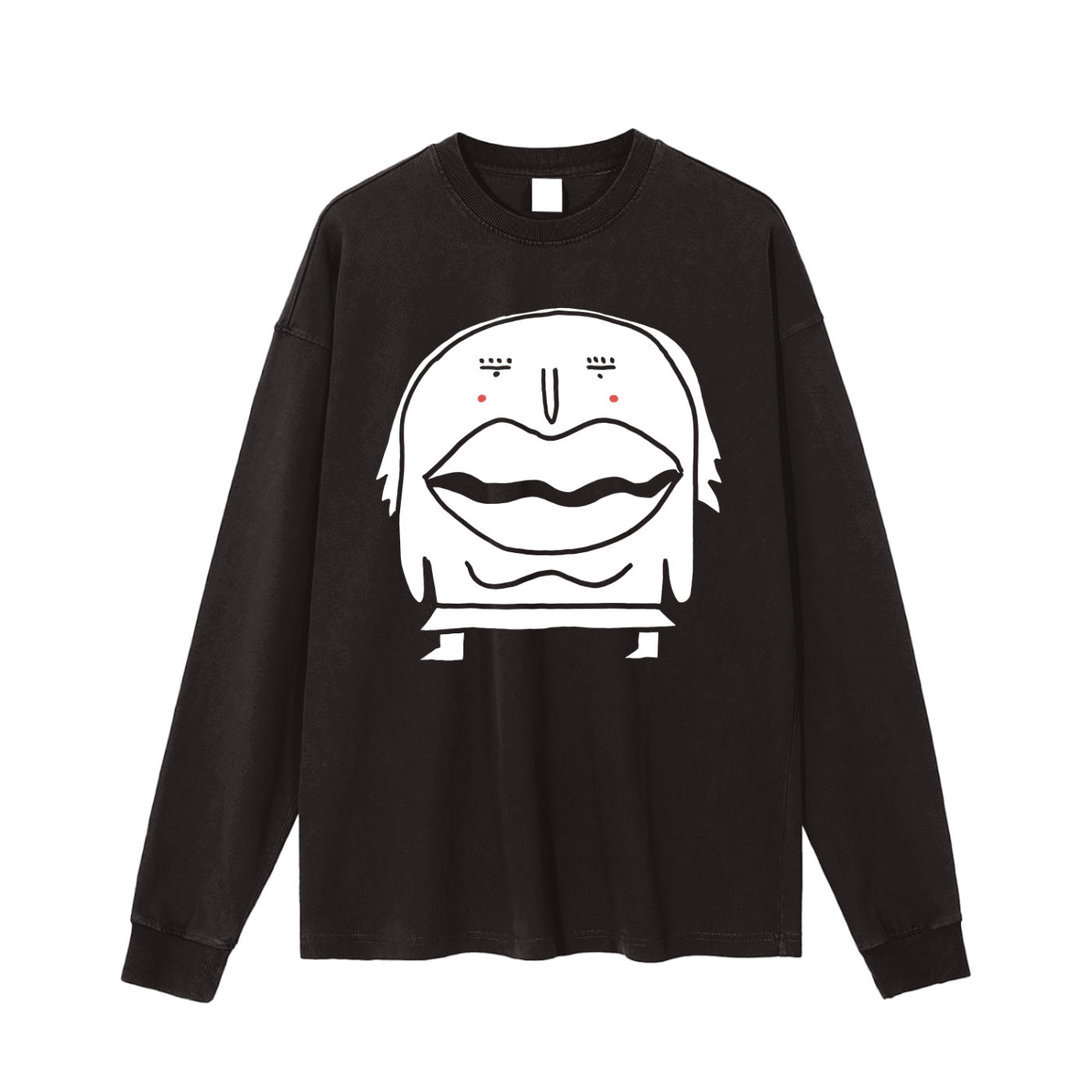 Enzyme Washed Long Sleeve T-shirt