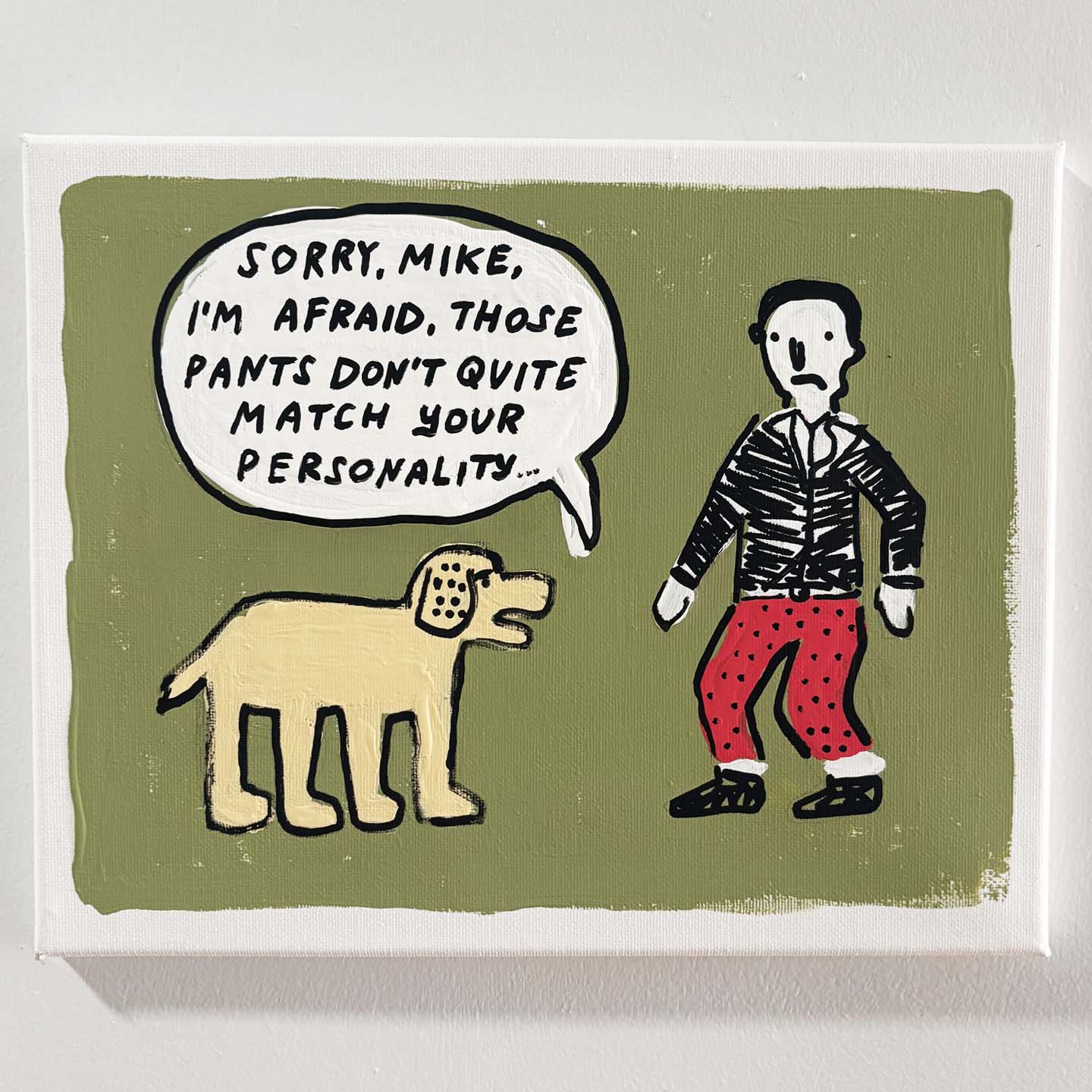 Sorry, Mike (9"x12")