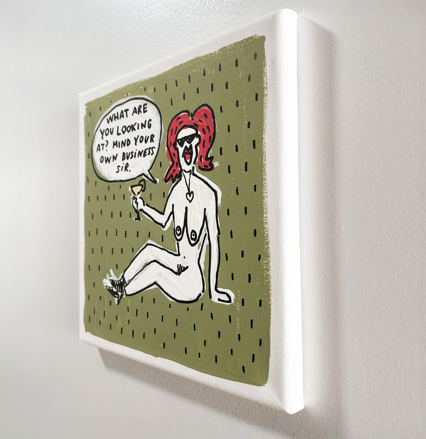 What Are You Looking At? (8"x8")