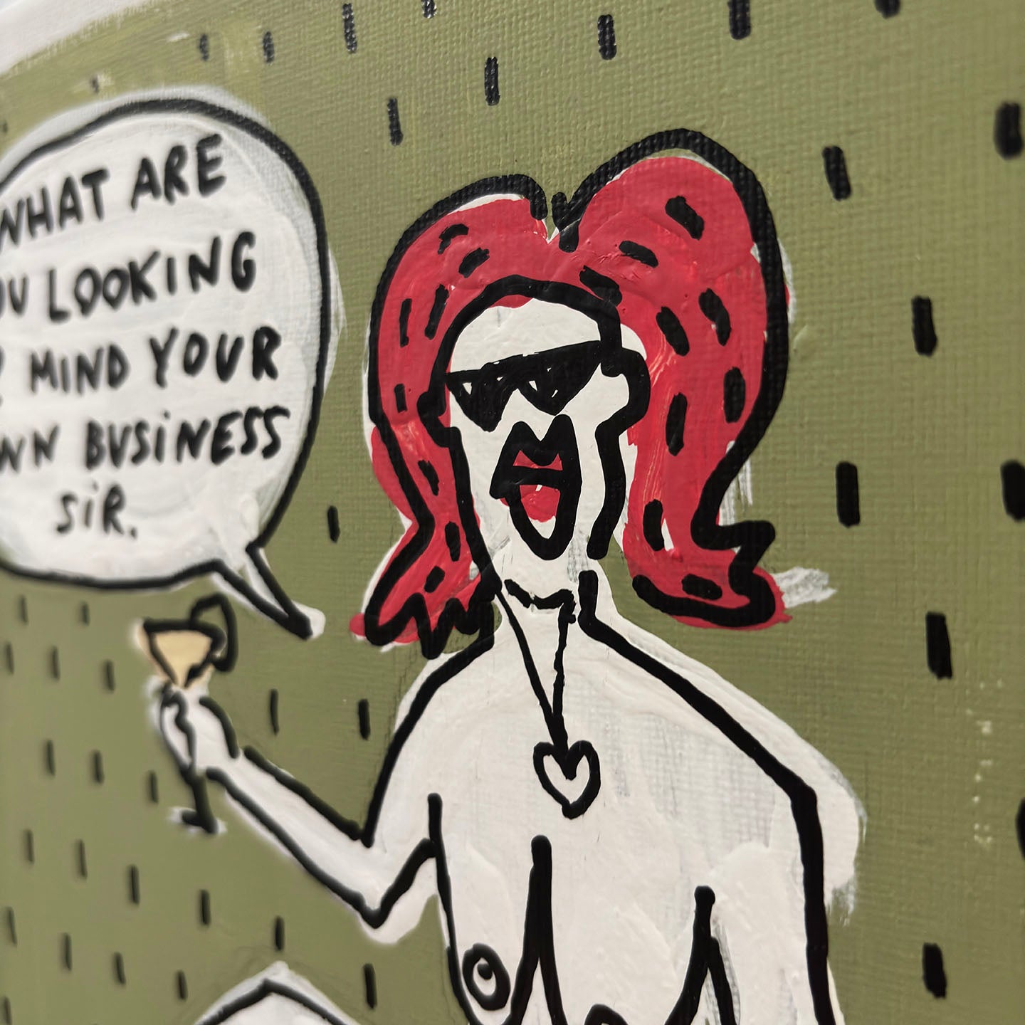 What Are You Looking At? (8"x8")