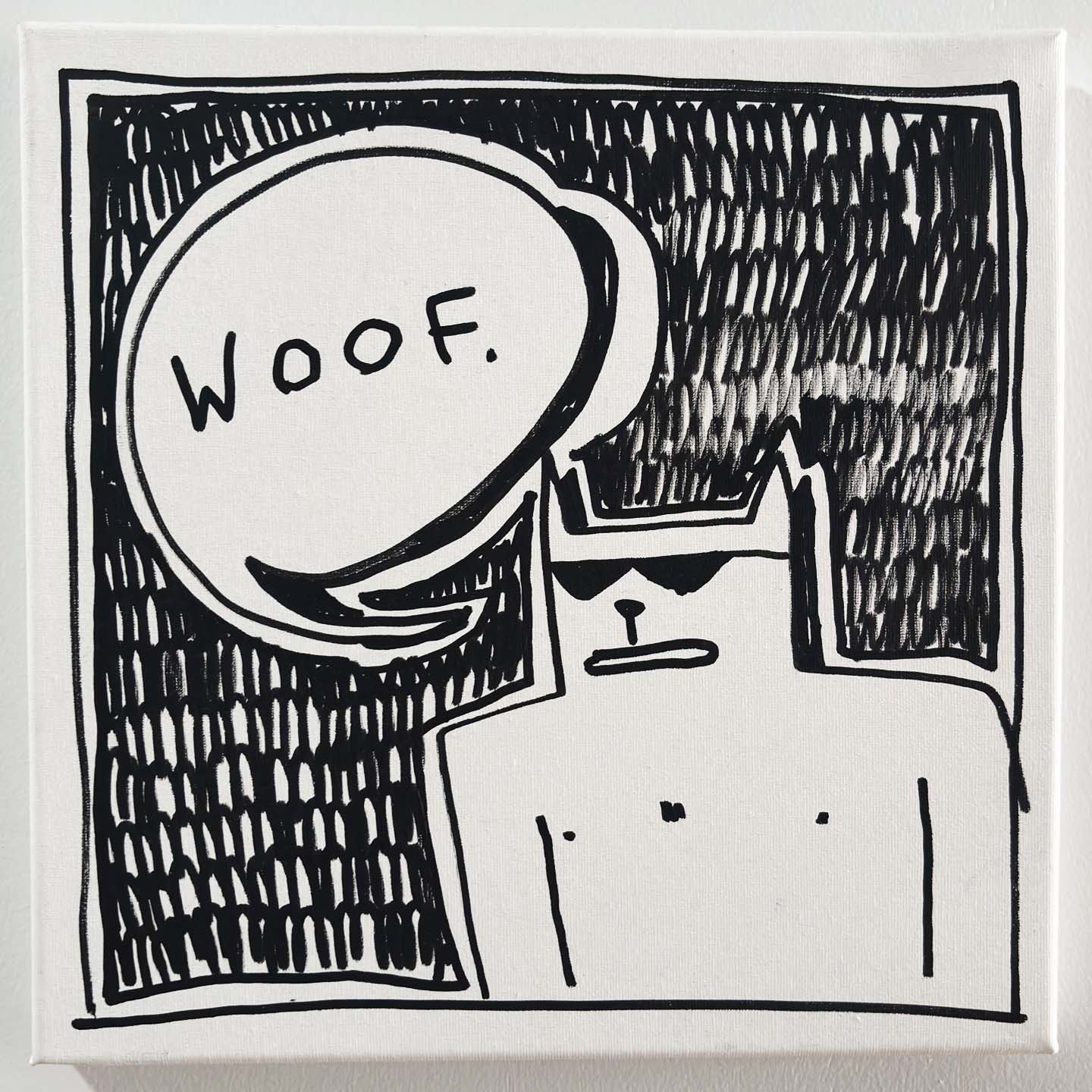 Woof (8"x8")